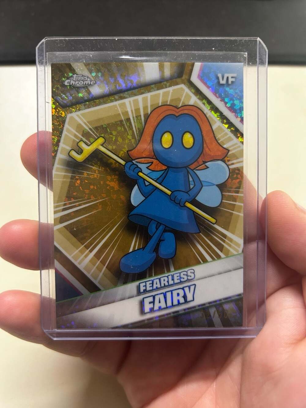 2026 Topps Chrome VeeFriends Fearless Fairy Gold Refractor 32/50